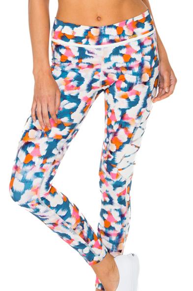 Luli Fama Via Blanca Laced Panel Skinny Legging