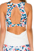 Luli Fama Via Blanca Inner Top Racer Back Overlay Tank