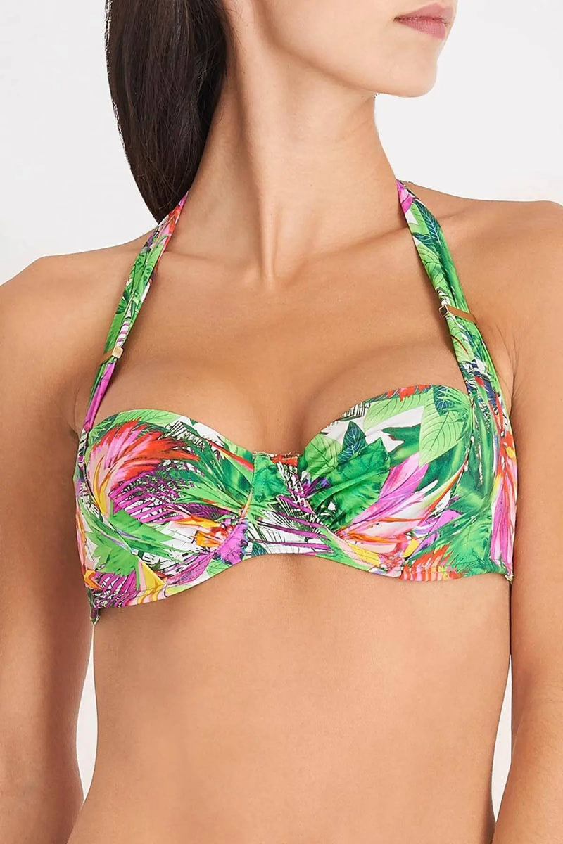 Indirect Nieuwsgierigheid Stof Aubade Fleurs Tropicale Half Cup Bikini Top PAON | CAD$ 189.00 at Bralissimo