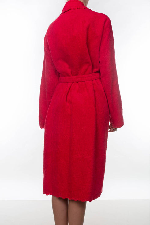 Luna Di Giorno Festone Ricamo Shawl Bathrobe