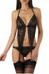 Aubade Boites A Desir Triangle Bra with Suspenders