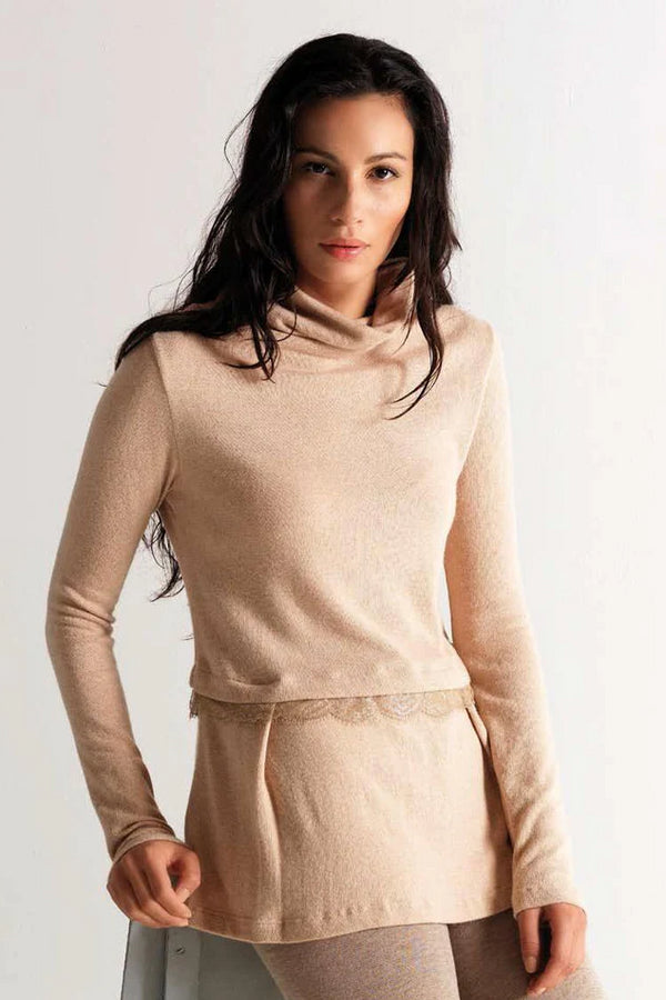 laFABBRICAdelLINO  Sweater with lace