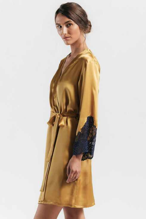 NK Imode Juliette Short Silk Robe