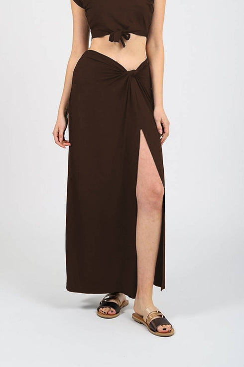 Koy Resort Laguna Maxi Skirt W/Knot