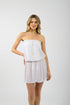 Koy Resort Miami BANDEAU DRESS W/SMOCKING