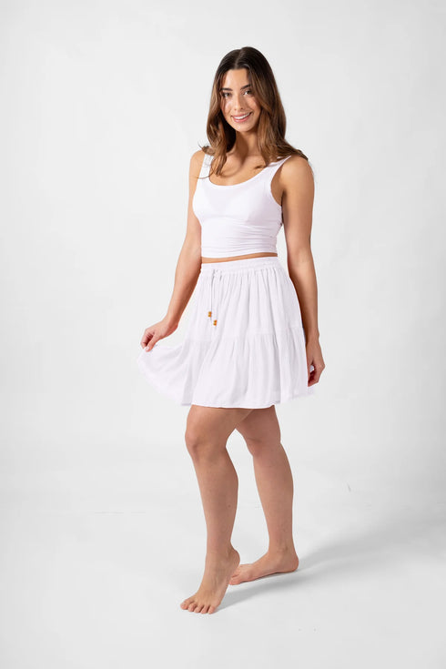 Koy Resort Miami Tiered Short Skirt