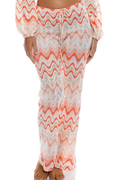 Luli Fama Sky Waves BEACH PANT