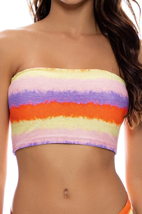 Luli Fama Miami Sunsets CROPPED TUBE TOP