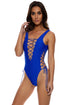 Luli Fama Hot Tropics Open Side One Piece Bodysuit