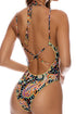 Luli Fama Luli Gypsy V NECK ONE PIECE BODYSUIT