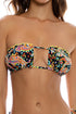 Luli Fama Luli Gypsy REVERSIBLE MULTIWAY RUFFLED SCRUNCHED CUP BANDEAU