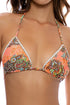 Luli Fama Seashell Jewel SEAMLESS REVERSIBLE LACE TRIM TRIANGLE TOP
