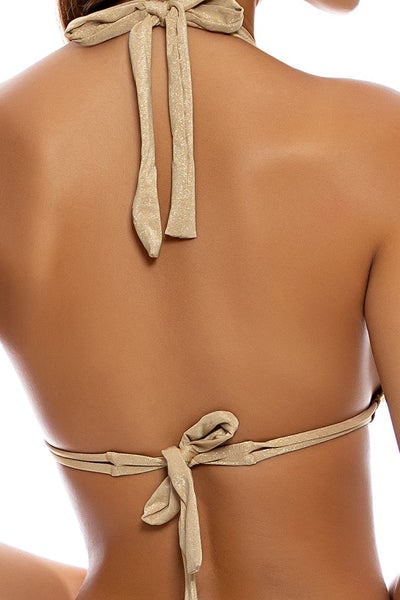 Luli Fama Luli Lux TRIANGLE HALTER TOP