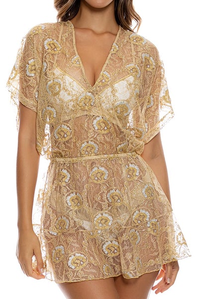 Luli Fama Luli Lux PLAYERA RUFFLE DRESS