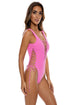 Luli Fama Beach Fuzz Open Side One Piece Bodysuit