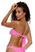 Luli Fama Beach Fuzz Knot Bow Bandeau Top