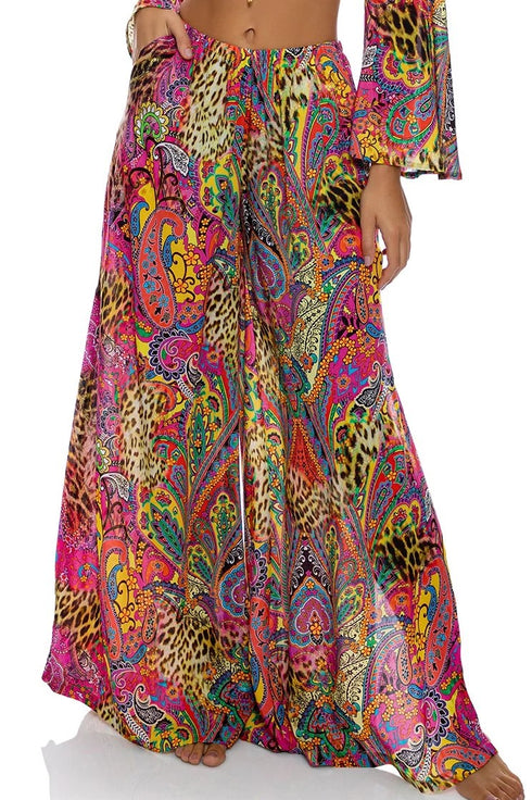 Luli Fama Shore Thing Open Sides Wide Leg Pant