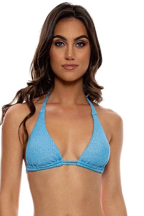 Luli Fama Starlight Triangle Halter Top