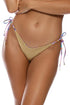 Luli Fama Pinkin' About You Reversible High Leg Tie Side Thong Bottom