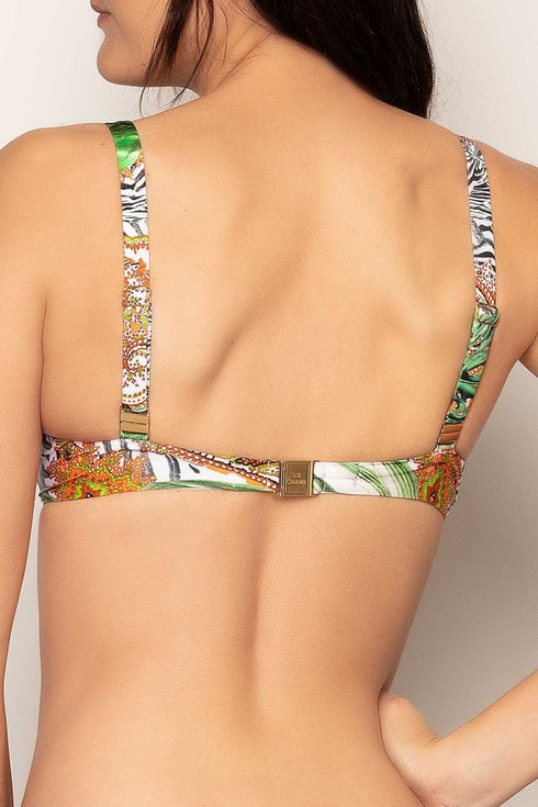 Lise Charmel 48b Feerie Tropicale Underwired full cup triangle swimming top