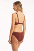 Sea Level Lola Shimmer Long Line Tri Bra
