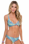 Luli Fama Inked Babe Ink Mesh Reversible Sporty Top