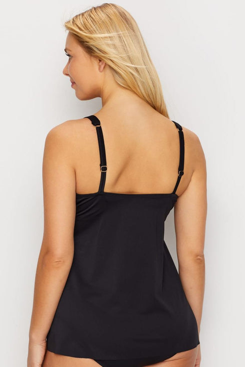 MiracleSuit Solid Surplice Tankini Top