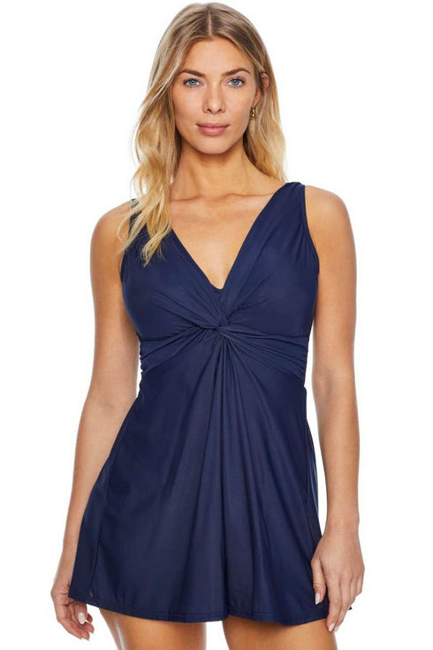 MiracleSuit Women’s Solids Marais Swimdress