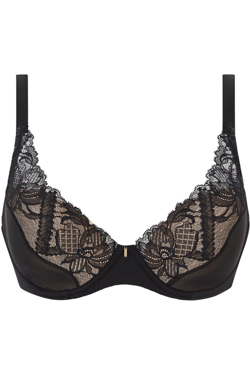 Chantelle Orangerie Dream Lace Plunge T-shirt Bra