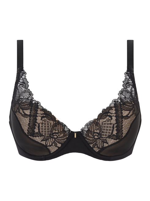 Chantelle Orangerie Dream Lace Plunge T-shirt Bra