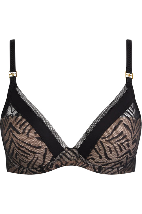 Chantelle Graphic Allure Plunge T-shirt Bra