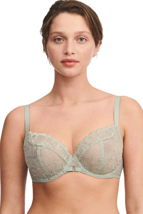 Chantelle Fleurs Lace Unlined Plunge Bra