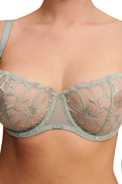 Chantelle Fleurs Lace Unlined Demi Bra