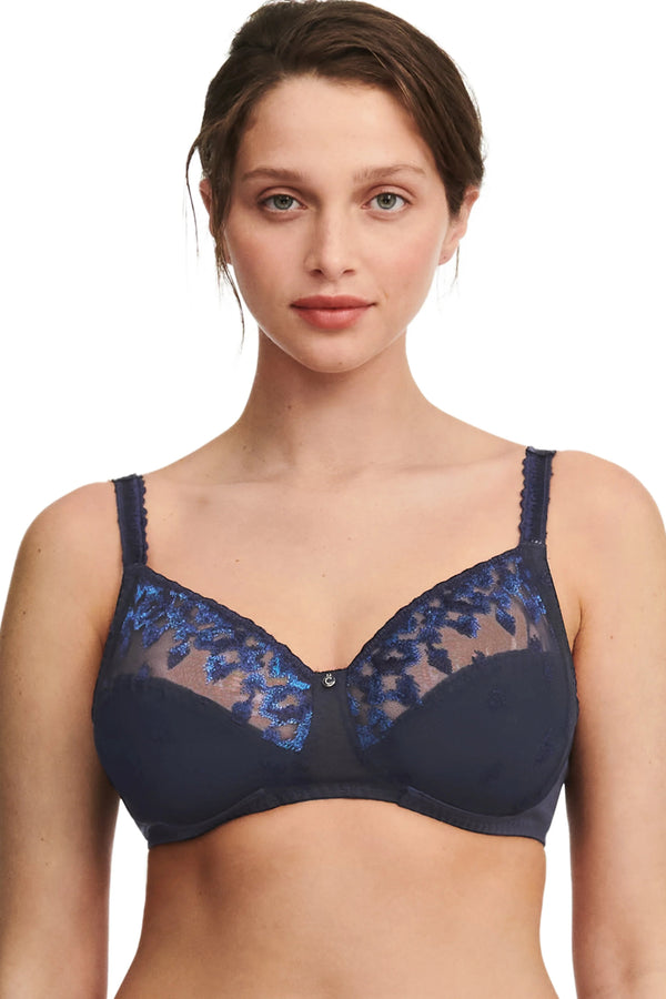 Chantelle Bold Curve Lace Full Coverage Wireless Bra
