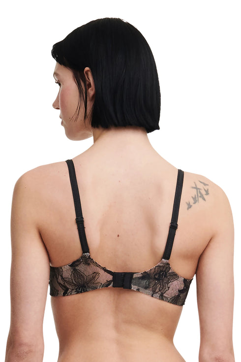 Chantelle Orchids Push-up Plunge Underwire