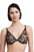 Chantelle Orchids Push-up Plunge Underwire