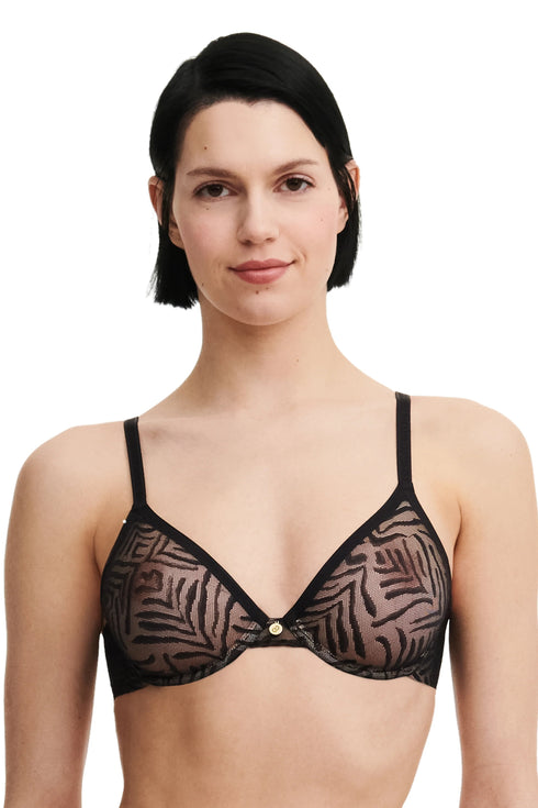 Chantelle Graphic Allure Sheer Molded Bra