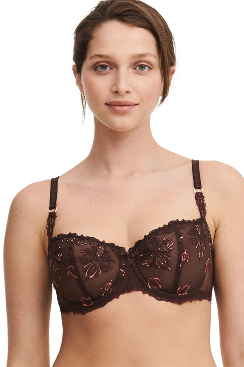 Chantelle Champs Elysées Lace Unlined Demi Bra