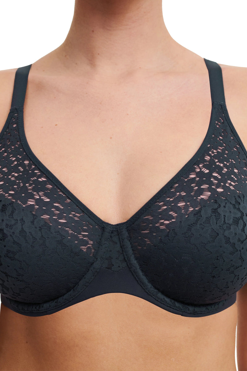 Chantelle Norah Flex Fit Underwire Bra 013 Navy CAD 105.00 at Bralissimo