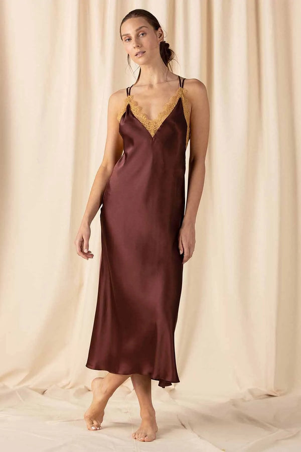 Nk Imode Natasha Open Back Long Gown