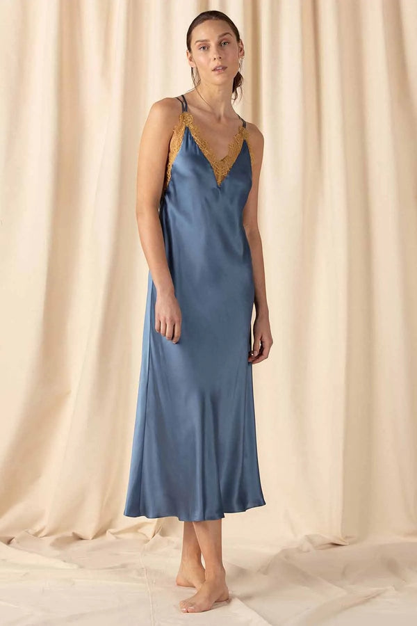 Nk Imode Natasha Open Back Long Gown