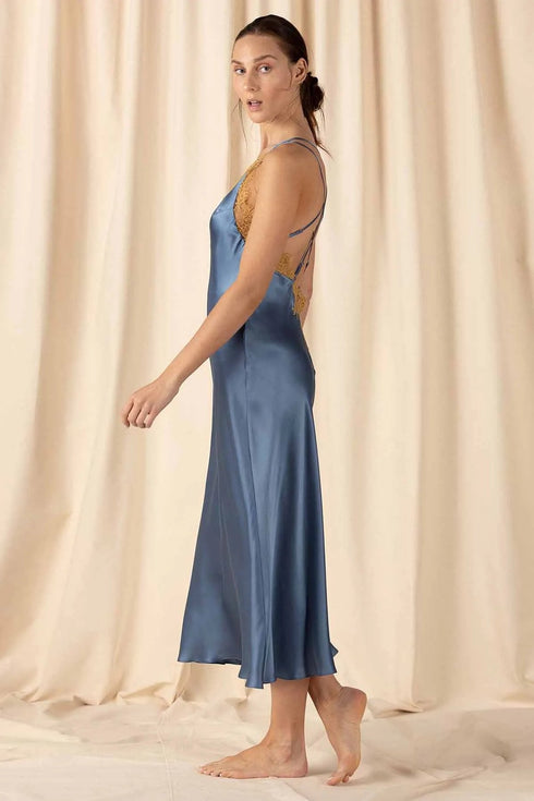 Nk Imode Natasha Open Back Long Gown