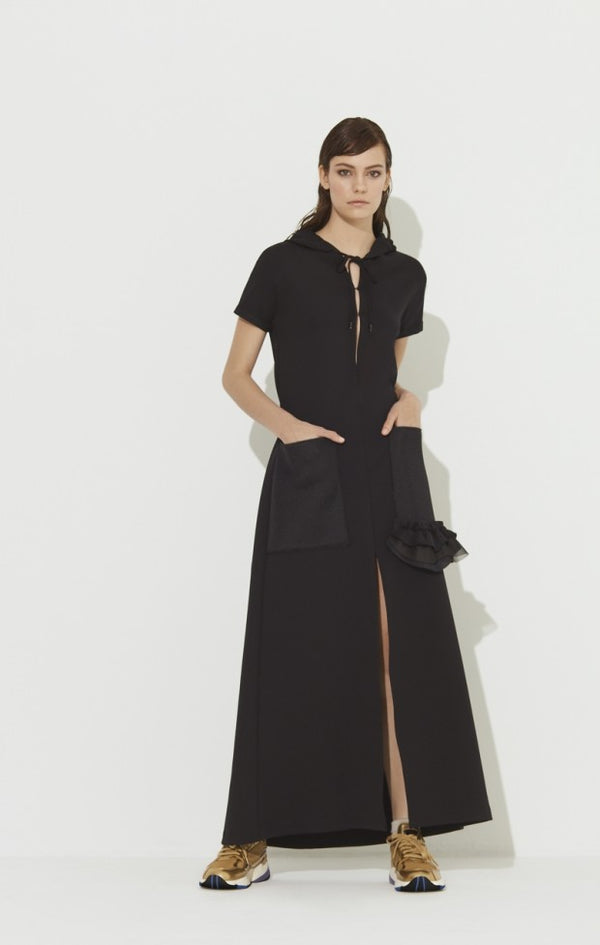 Shan Shan-msp LONG DRESS WITH HOO