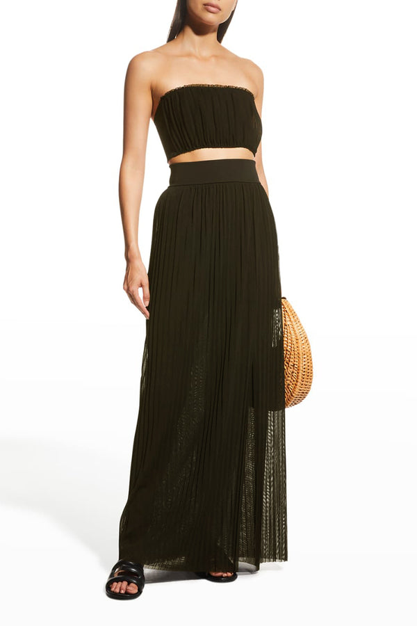 Shan Mia Long maxi cover-up skirt