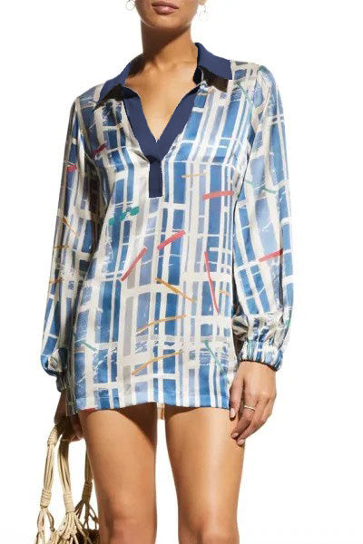 Shan Soie Silk puff sleeve blouse