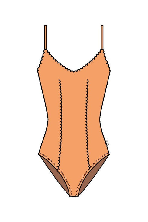 Shan Jessie Thin strap one-piece