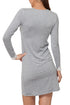 Antigel A06 Simply Perfect V-neck long sleeves nighty