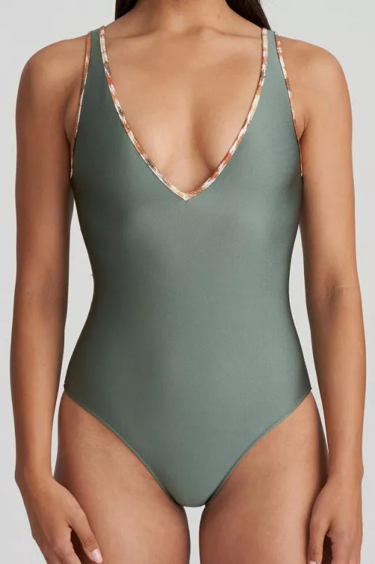 Marie Jo Crete Plunge Swimsuit Wireless