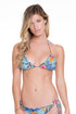 Luli Fama Inked Babe Crystallized Wavey Triangle Top