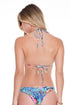Luli Fama Inked Babe Crystallized Wavey Triangle Top